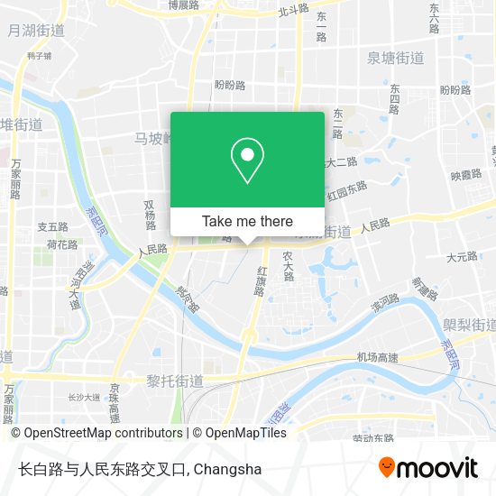 长白路与人民东路交叉口 map