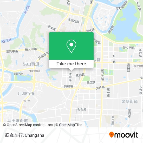 跃鑫车行 map