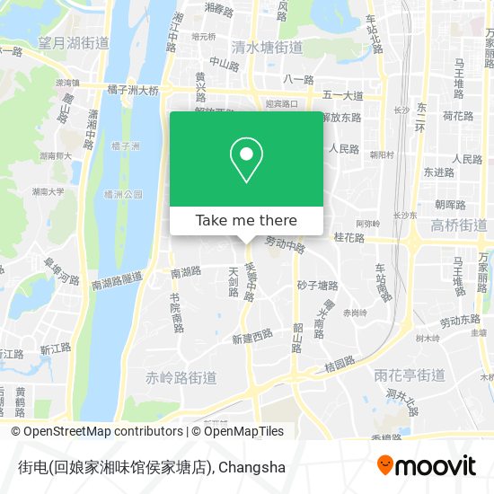 街电(回娘家湘味馆侯家塘店) map