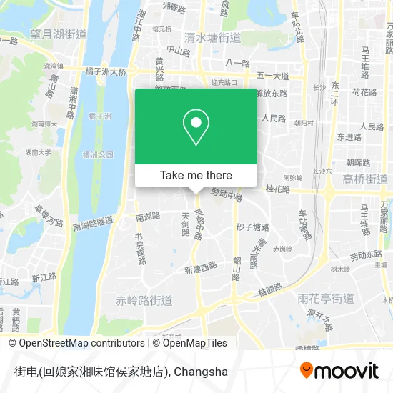 街电(回娘家湘味馆侯家塘店) map