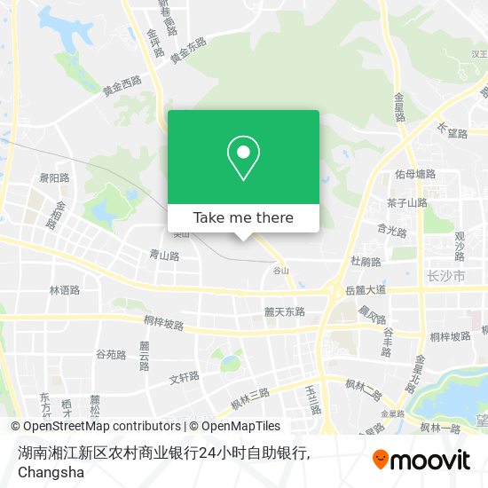 湖南湘江新区农村商业银行24小时自助银行 map