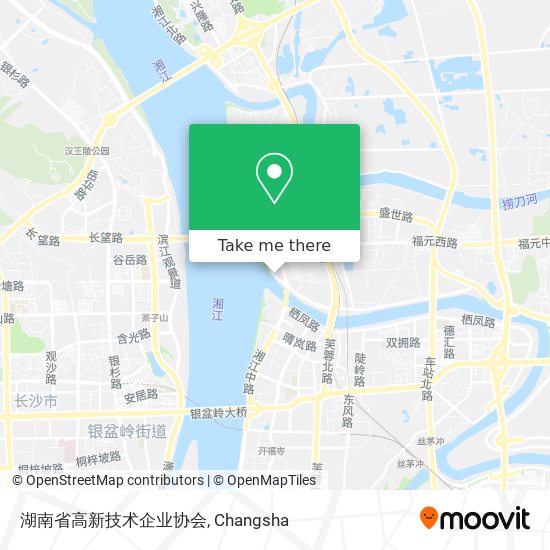 湖南省高新技术企业协会 map