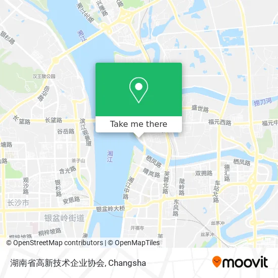 湖南省高新技术企业协会 map