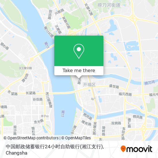 中国邮政储蓄银行24小时自助银行(湘江支行) map