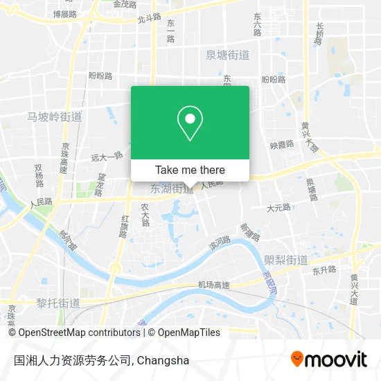 国湘人力资源劳务公司 map