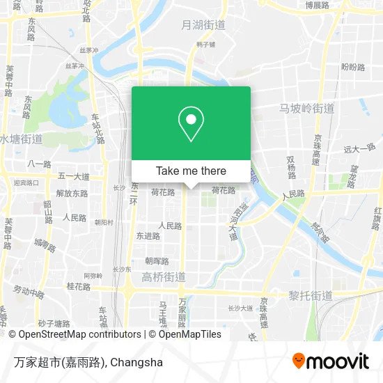 万家超市(嘉雨路) map