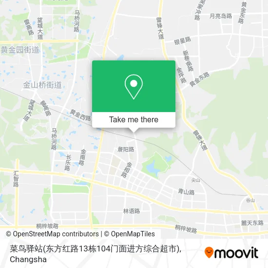 菜鸟驿站(东方红路13栋104门面进方综合超市) map