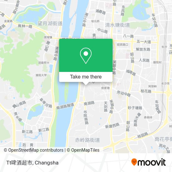 Tt啤酒超市 map