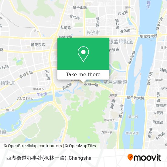 西湖街道办事处(枫林一路) map