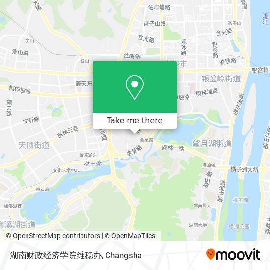 湖南财政经济学院维稳办 map