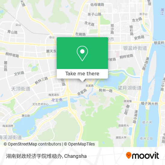 湖南财政经济学院维稳办 map