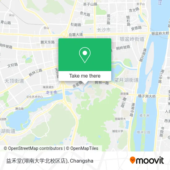 益禾堂(湖南大学北校区店) map