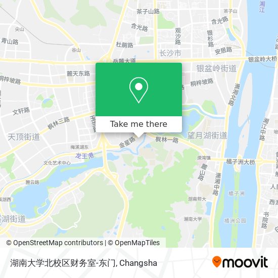 湖南大学北校区财务室-东门 map