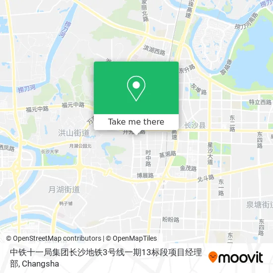 中铁十一局集团长沙地铁3号线一期13标段项目经理部 map