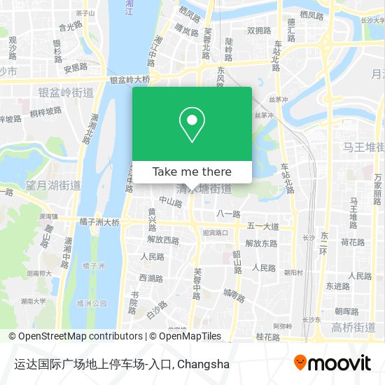 运达国际广场地上停车场-入口 map