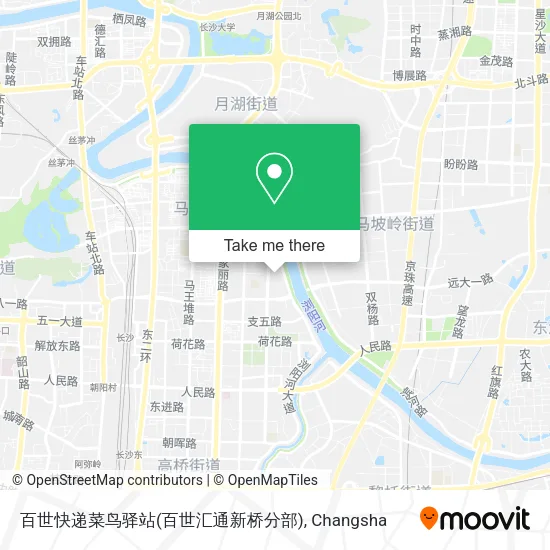 百世快递菜鸟驿站(百世汇通新桥分部) map