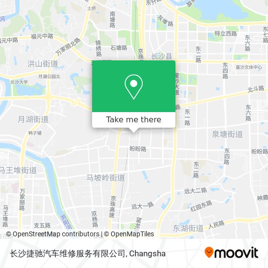 长沙捷驰汽车维修服务有限公司 map