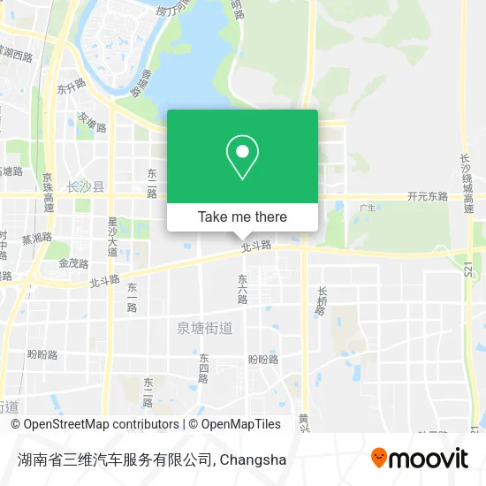 湖南省三维汽车服务有限公司 map