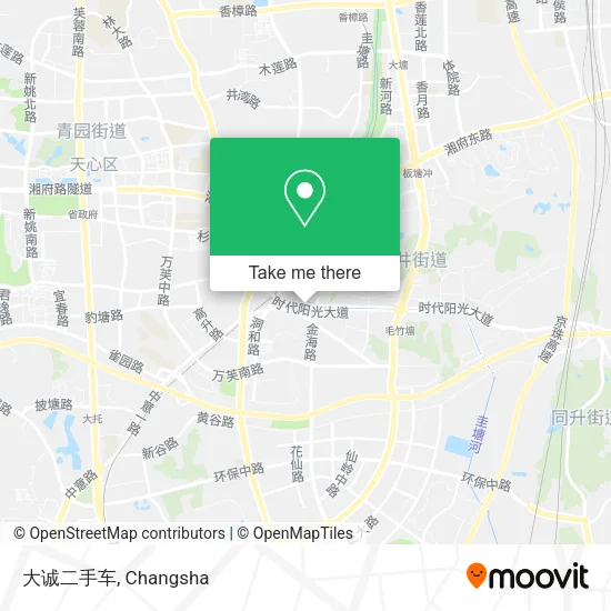 大诚二手车 map