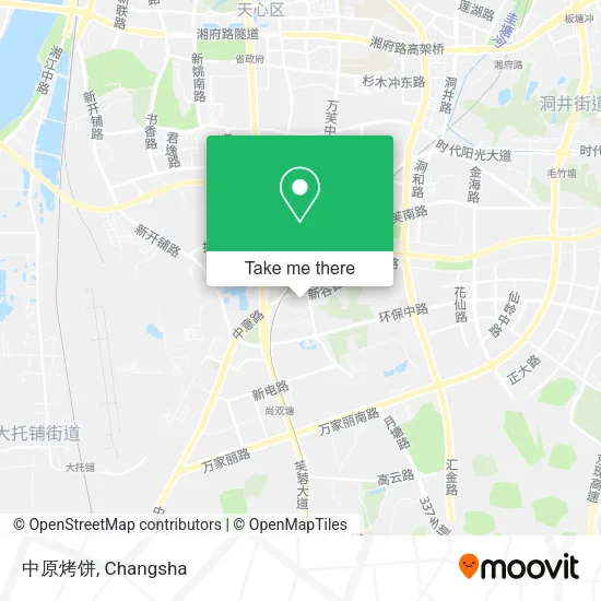中原烤饼 map