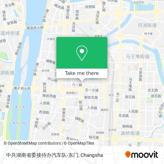 中共湖南省委接待办汽车队-东门 map