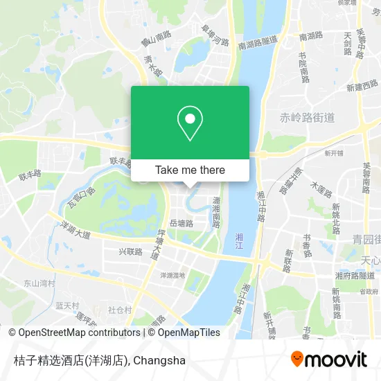 桔子精选酒店(洋湖店) map