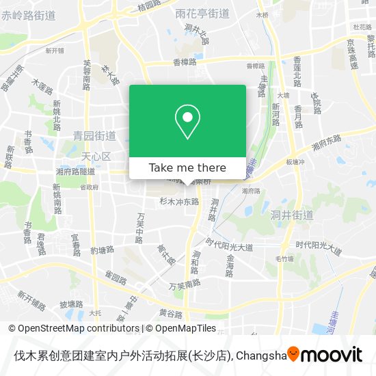 伐木累创意团建室内户外活动拓展(长沙店) map