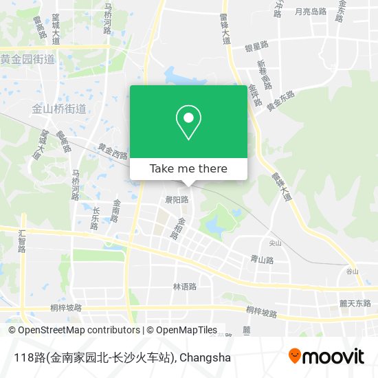 118路(金南家园北-长沙火车站) map