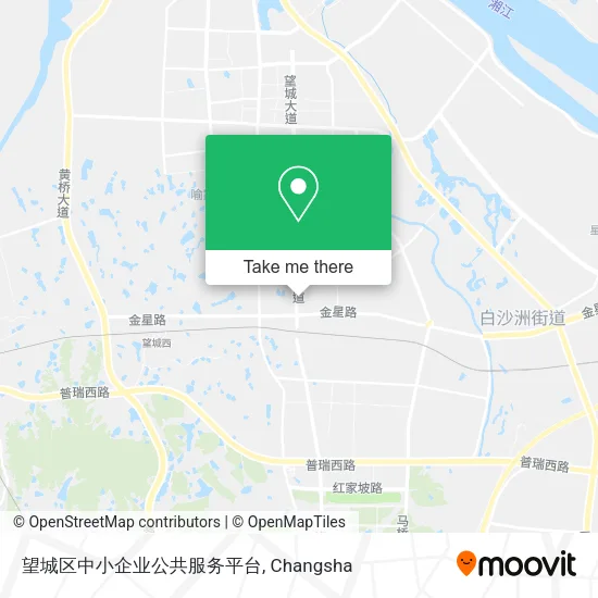 望城区中小企业公共服务平台 map