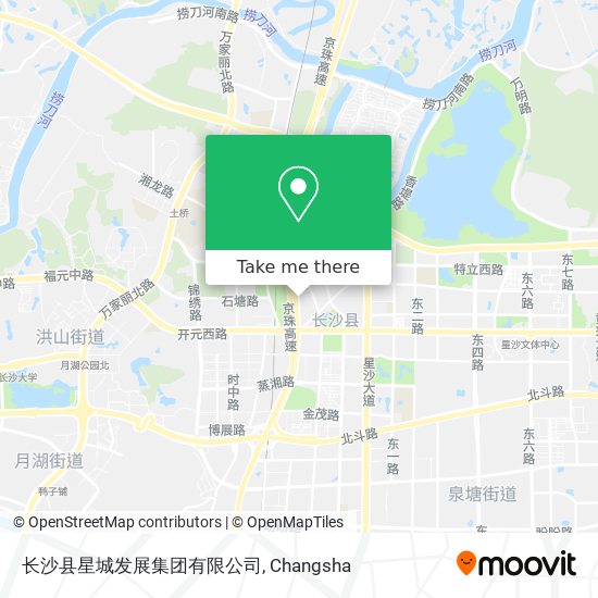 长沙县星城发展集团有限公司 map