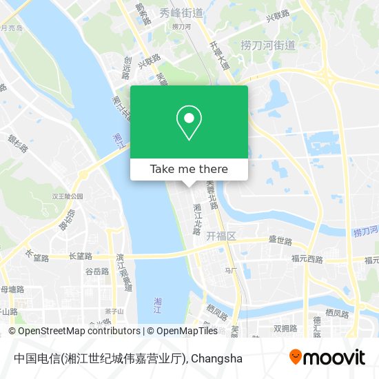 中国电信(湘江世纪城伟嘉营业厅) map