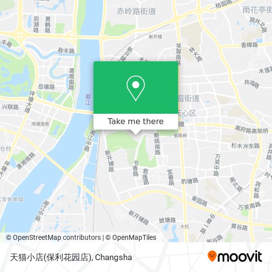 天猫小店(保利花园店) map
