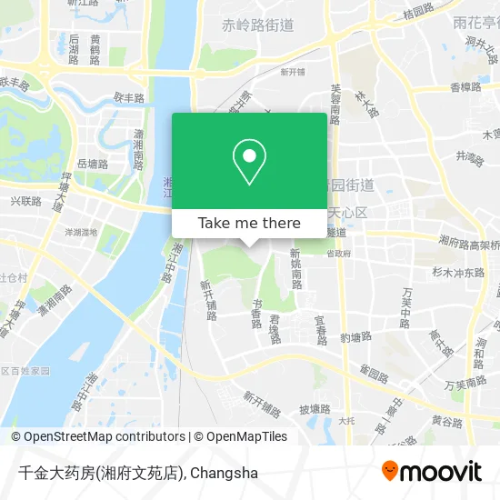 千金大药房(湘府文苑店) map