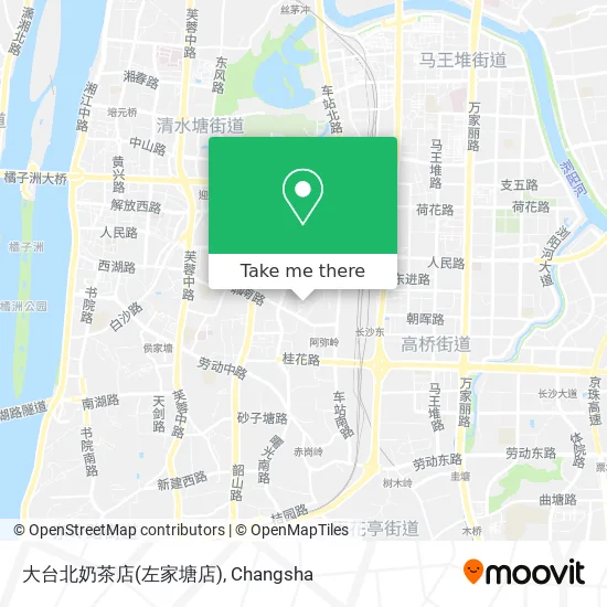 大台北奶茶店(左家塘店) map