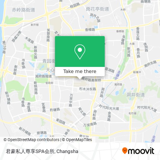 君豪私人尊享SPA会所 map
