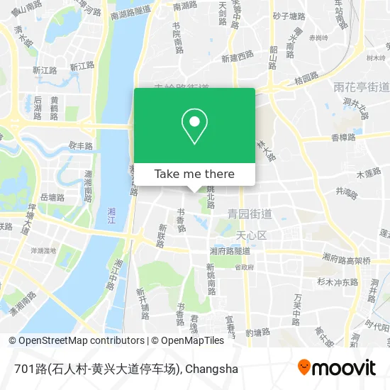 701路(石人村-黄兴大道停车场) map