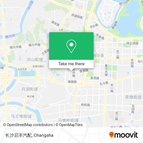 长沙启丰汽配 map
