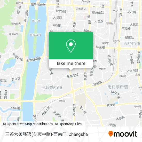 三茶六饭释语(芙蓉中路)-西南门 map