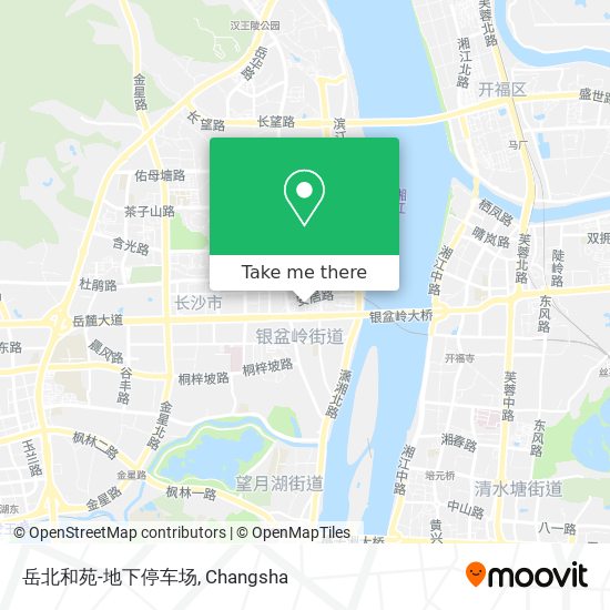 岳北和苑-地下停车场 map
