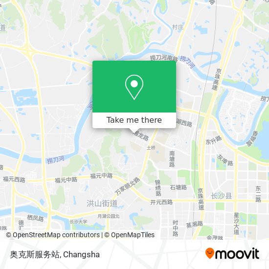 奥克斯服务站 map