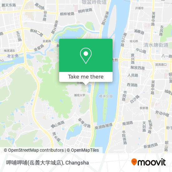 呷哺呷哺(岳麓大学城店) map