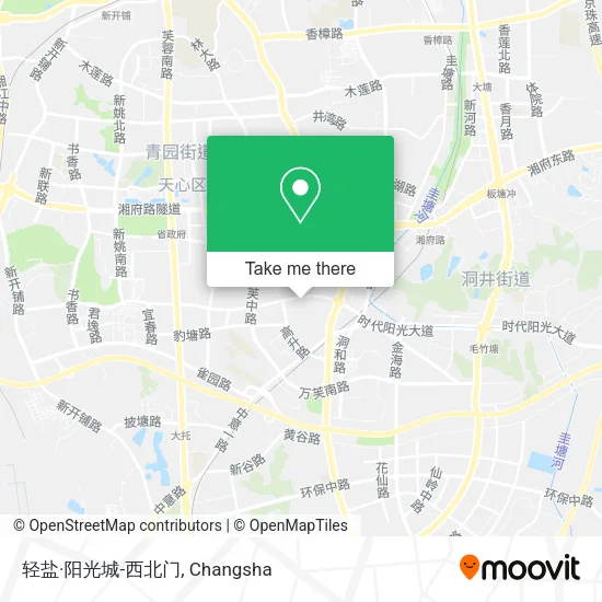 轻盐·阳光城-西北门 map