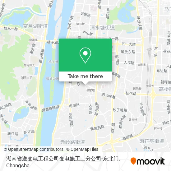 湖南省送变电工程公司变电施工二分公司-东北门 map