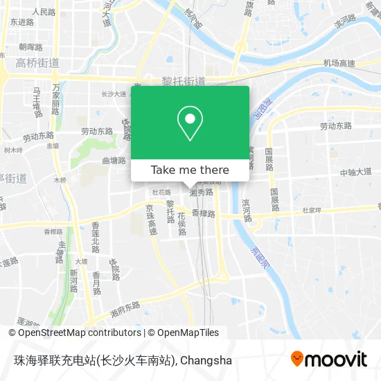 珠海驿联充电站(长沙火车南站) map