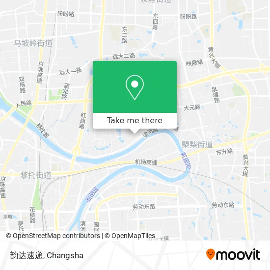 韵达速递 map