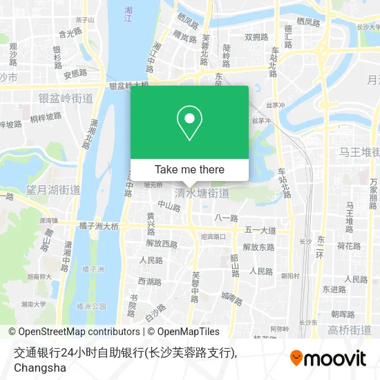 交通银行24小时自助银行(长沙芙蓉路支行) map