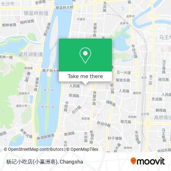 杨记小吃店(小赢洲巷) map