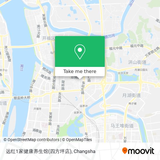 远红1家健康养生馆(四方坪店) map
