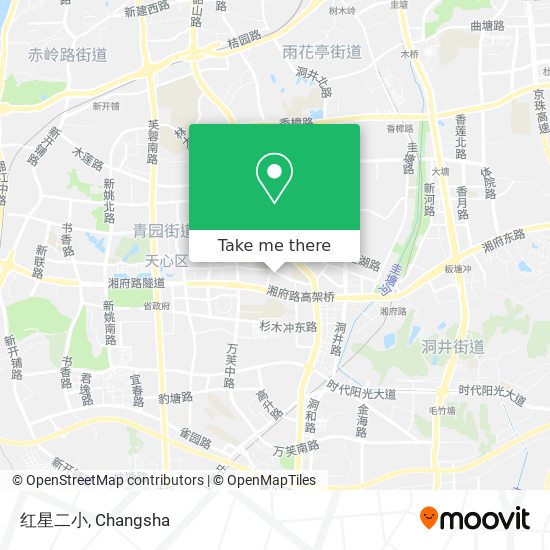 红星二小 map
