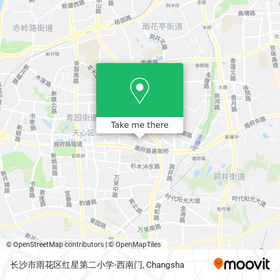 长沙市雨花区红星第二小学-西南门 map